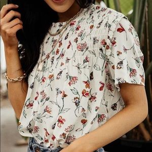 Böhme Irina Floral Top XL - NWT